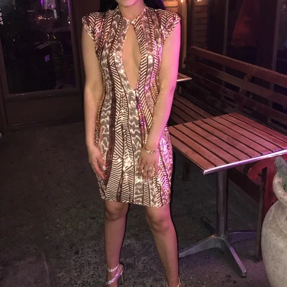 Rose Gold Dress - Picture 1 of 3
